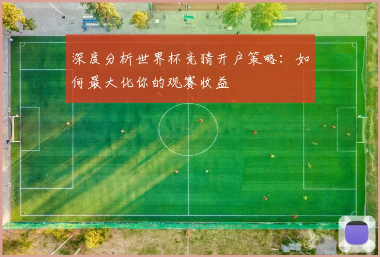 深度分析世界杯竞猜开户策略：如何最大化你的观赛收益